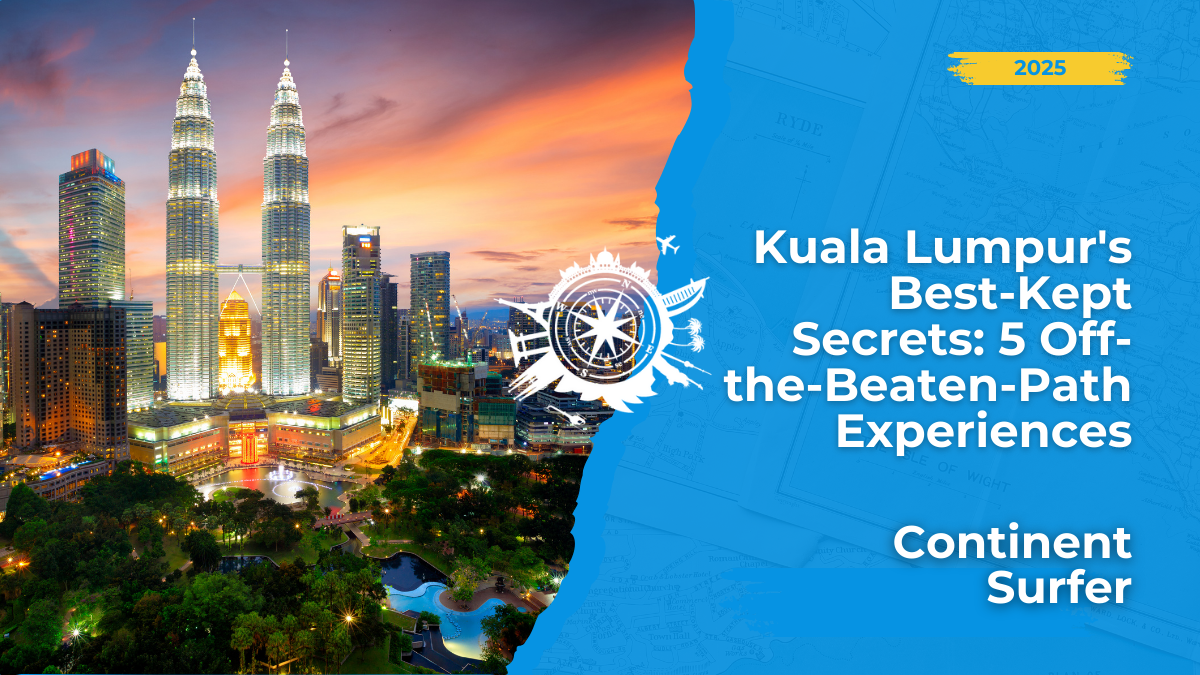 Go beyond the Petronas Towers and discover Kuala Lumpur's best-kept secrets with our guide to 5 off-the-beaten-path experiences 🤫🏙️🎨