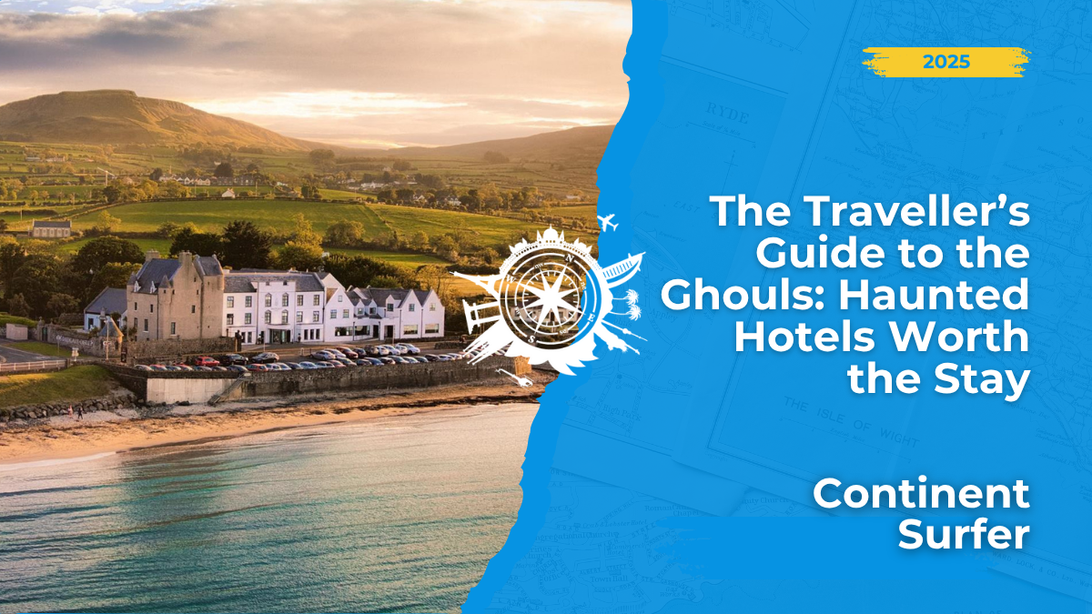 Dare to check in? 👻 The Continent Surfer's guide to the world's most haunted hotels: From the Stanley to the Savoy. With spooky guests! 😱