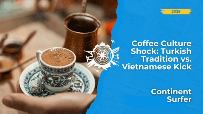 Coffee culture shock is real! ☕ Discover the intense ritual of Turkish Coffee vs. the sweet, powerful kick of Vietnamese Iced Coffee.