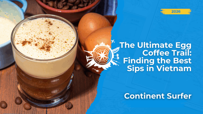 Explore Vietnam’s Egg Coffee trail! ☕️ From Hanoi’s hidden alleys to Saigon’s chic cafes, discover the story of this liquid tiramisu. 🇻🇳✨🍰